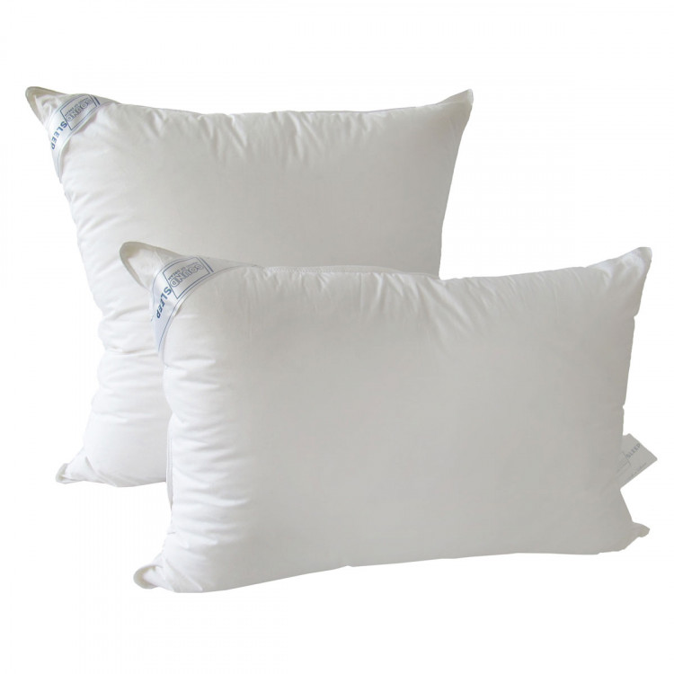 Подушка SoundSleep Love 30% пуха белая 70х70 см