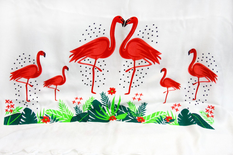 Полотенце LightHouse Bamboo Peshtemal Flamingo 90x180см 