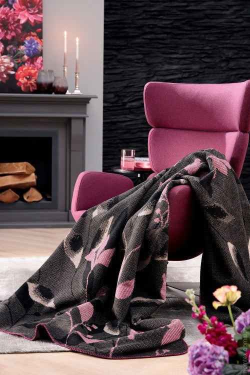 Плед Biederlack Wohndecke Dark Wine 150x200 см