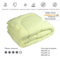Одеяло Руно силиконовое 52СЛБ молочное 140х205 см