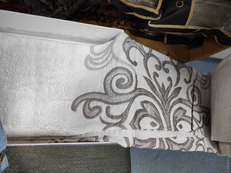 Покрывало хлопковое стёганное My Bed Elif Beige (бежевое) 240x260 см с наволочками