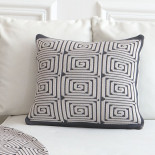 Наволочка La Modno Monogram Anthracite-Beige 45x45 см