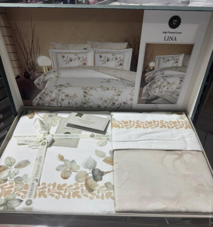 Постільна білизна La Romano Lina євро Постільна білизна La Romano Lina євро