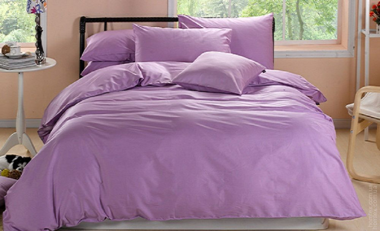 Постельное белье Almira Mix сатин премиум "Сирень" двуспальный Постельное белье Almira Mix сатин премиум "Сирень" двуспальный