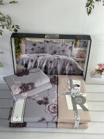 Постельное белье сатин Romeo Home Kiona евро