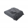 Плед Lotus Home Bergen антрацит 200х220 см