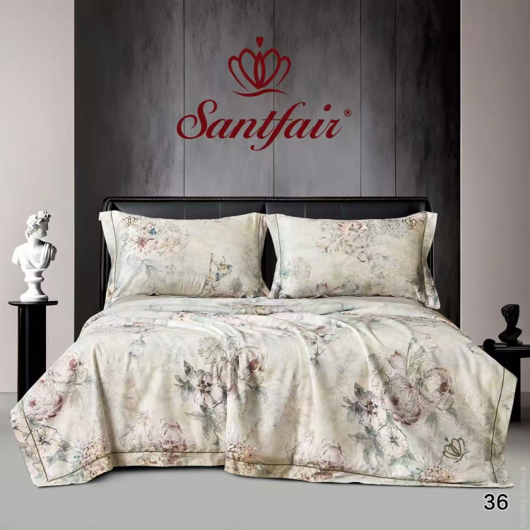Постільна білизна з літньою ковдрою Santfair євро, модель 36