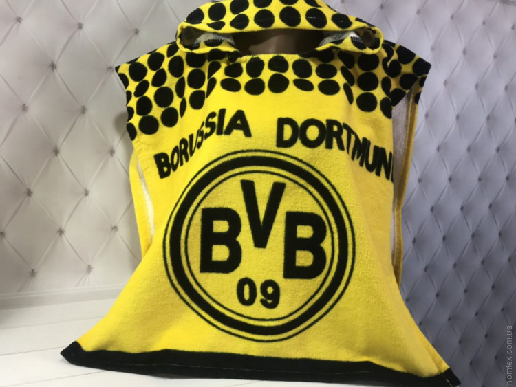 Махровое пляжное пончо Borisia dortman 60х120 см