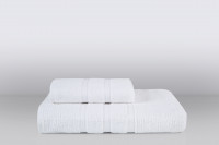 Набор полотенец Irya Cruz beyaz белый 50x90 см + 90x150 см
