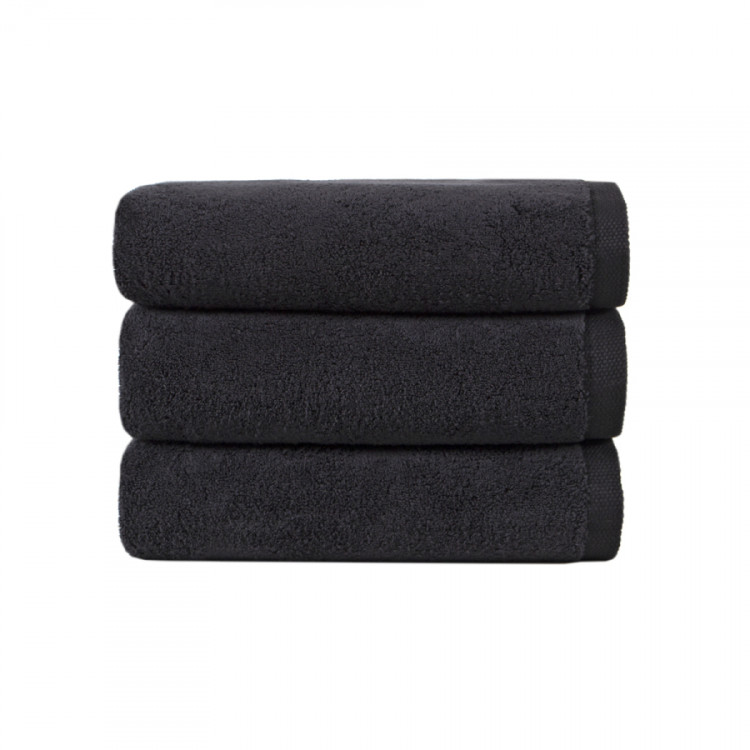 Рушник Lotus Home Готель Premium Microcotton Black 70х140 см 550 г/м²