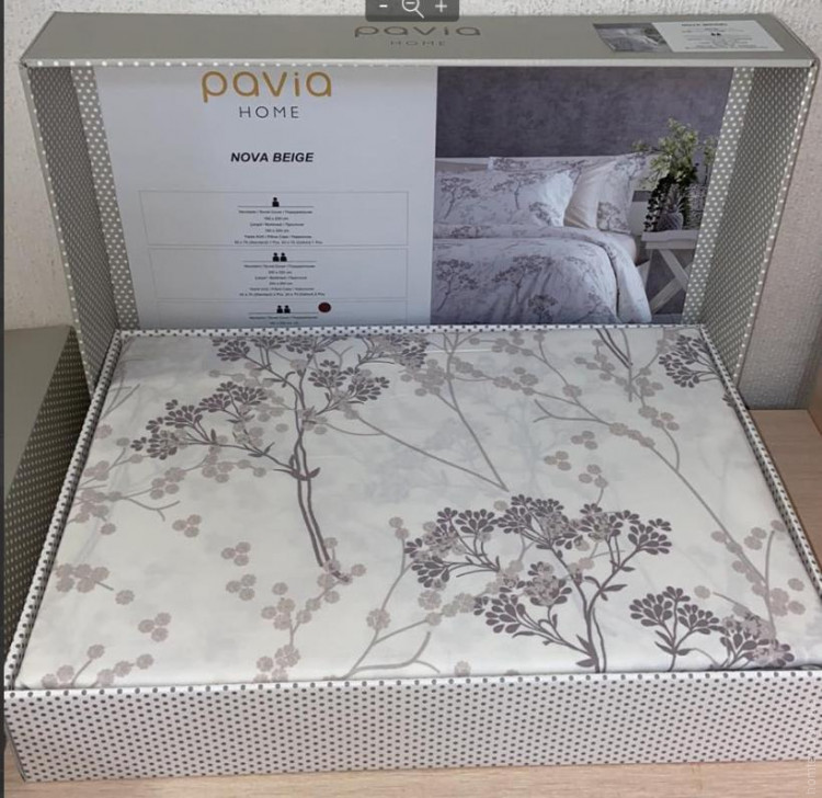 Постельное белье Pavia Nova beige евро