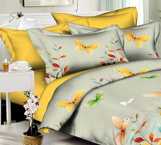 Набор наволочек SoundSleep Yellow butterflies полисатин 40х60 см из 2 штук