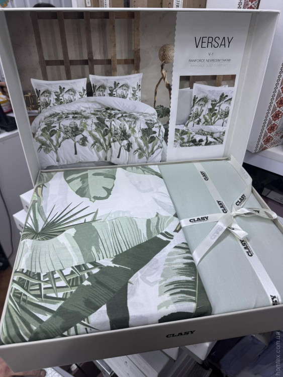 Постельное белье Aran Clasy Ranforce Versay V-1 евро