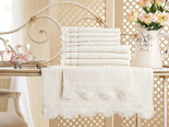Полотенце Gul Guler Gul Gupur cream 50х90 см