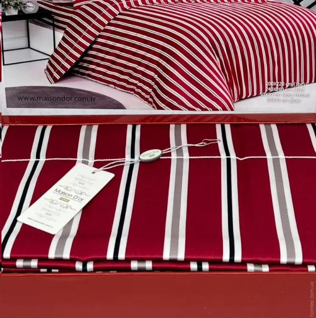 Постельное белье Maison D'or Revan Loire red евро