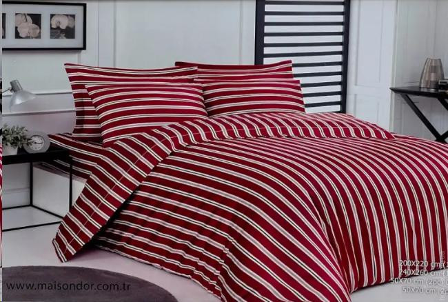 Постельное белье Maison D'or Revan Loire red евро