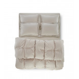 Пододеяльник с наволочкой Penelope - Catherine light grey светло-серый 160х220 см + 50х70 см