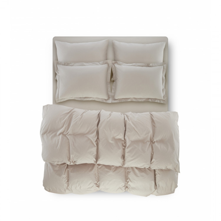 Пододеяльник с наволочкой Penelope - Catherine light grey светло-серый 160х220 см + 50х70 см