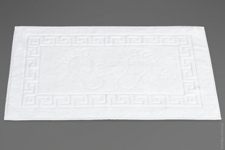 Махровий рушник - килимок для ніг Hanibaba 50х70 см білий