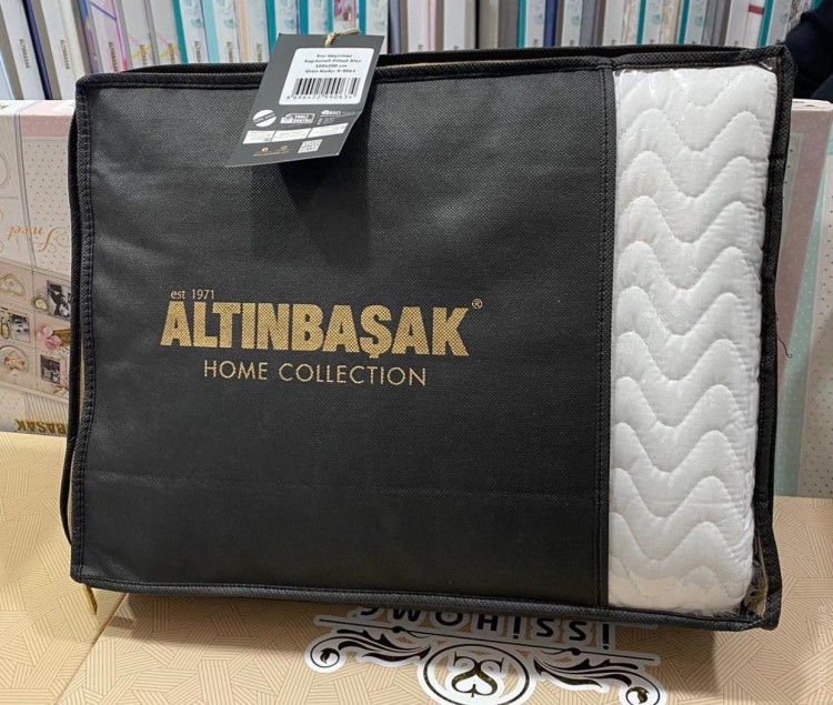Наматрацник бавовняний непромокальний Altinbasak 200x200 + 30 см