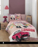 Постільна білизна First Choice London 3D satin полуторний 