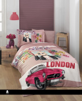 Постільна білизна First Choice London 3D satin полуторний 