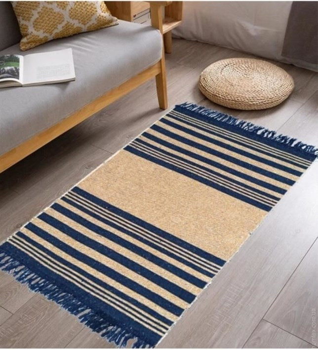 Коврик IzziHome LARA LR02 LACIVERT SARI 80x125 см