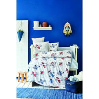 Набор в детскую кроватку Karaca Home Airship mavi голубой, 10 предметов