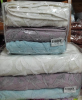 Набор махровых полотенец Cestepe Micro Cotton из 3 штук 70х140 см, модель 9