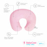 Подушка для вагітних та годування Sonex BabyCare 58x54x17 cm. рожева