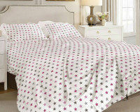 Постельное белье Zastelli 60 разные звезды поплин двуспальный