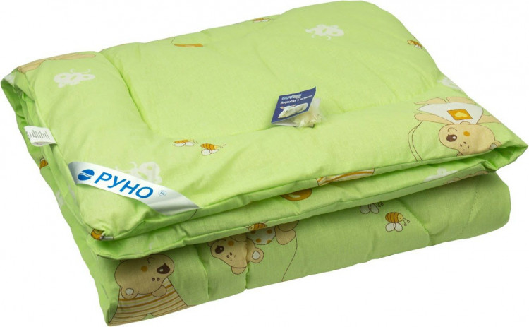 Одеяло зимнее детское Руно 320.02СЛУ Салатовый 105x140 см