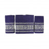 Набор махровых полотенец Gold Soft Life Версаче из 3 шт. 50х90 см и 70х140 см фиолетовый