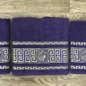 Набор махровых полотенец Gold Soft Life Версаче из 3 шт. 50х90 см и 70х140 см фиолетовый