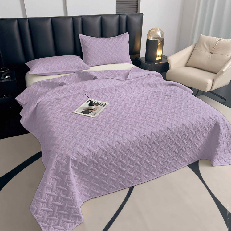 Покривало з мікрофібри Colorful Home 200х230 см із наволочками, модель 10