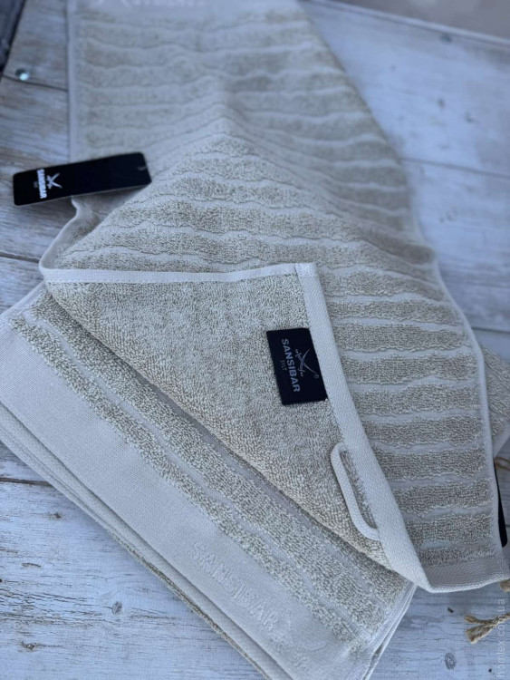 Набір махрових рушників для рук Sansibar 30х50 см - 6 шт. бежеві