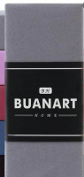 Простынь трикотажная на резинке Buanart gri 180x200+30 см