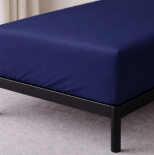 Простынь натяжная U-tek сатин Boston Royal Blue 200x200+30 см