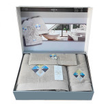 Набор полотенец Maison D'or CERFY TOWEL SET BEIGE из 3-х шт (30x50 см, 50x100 см, 85x150 см)