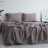 Набор простынь La Modno 240x260 см с наволочками 50х70 см Stonewashed Elegant Taupe Brown