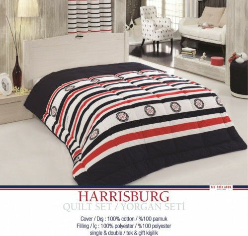 Одеяло с простыней U.S. Polo Assn Harrisburg 155x215 см