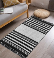 Коврик IzziHome LARA LR02 SIYAH BEYAZ 80x125 см