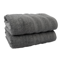 Рушник Maisonette Velora антрацит 550 г/м2 50х90 см 