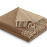 Плед Biederlack Plaid camel-beige 130x170 см шерстяной