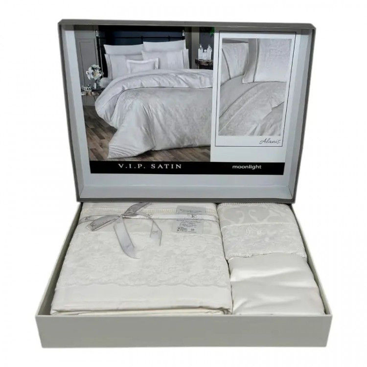 Постільна білизна First Choice ALANIS v.i.p moon light євро