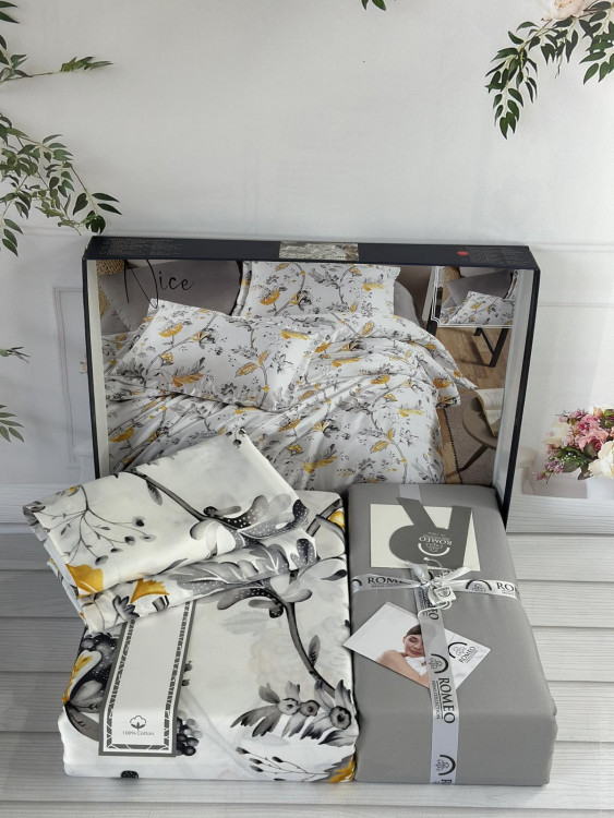 Постельное белье сатин Romeo Home Nice евро