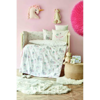 Набор в детскую кроватку Karaca Home Digna pembe розовый, 10 предметов