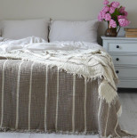 Муслиновое покрывало La Modno Pearl Tauple Brown 170x240 см