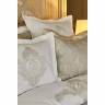 Набор постельное белье с пледом и покрывалом  Karaca Home Eldora gri 2020-1 серый евро 