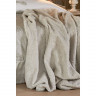 Набор постельное белье с пледом и покрывалом  Karaca Home Eldora gri 2020-1 серый евро 
